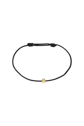 Bracelet - Argent plaqué or jaune et diamants