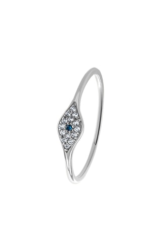Bague - Argent et diamants