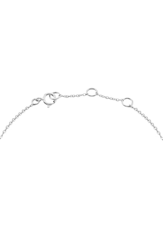 Collier - Argent, diamants et topaze