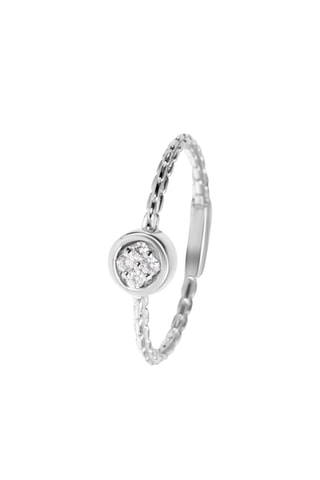 Bague - Argent et diamants