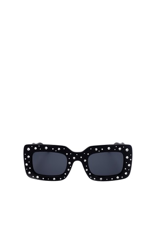 Lunettes de soleil femme - Catégorie 3 - Carolina Herrera - Blanc, noir et gris