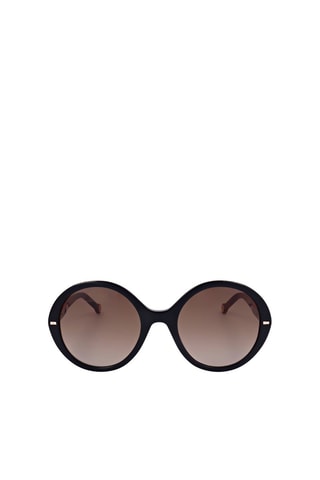Lunettes de soleil femme - Catégorie 3 - Carolina Herrera - Doré, noir, rose et rouge