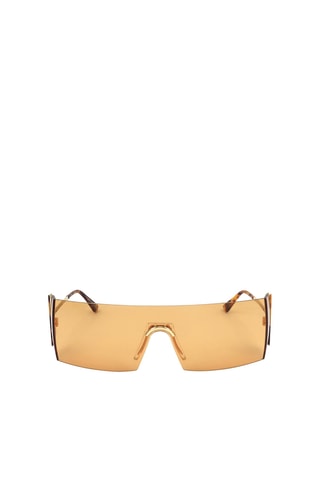 Lunettes de soleil mixte - Catégorie 1 - Retrosuperfuture - Marron et noir