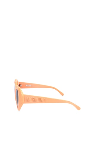 Lunettes de soleil femme - Catégorie 3 - Moschino - Noir et orange