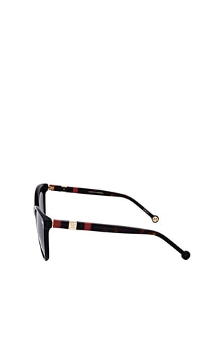 Lunettes de soleil femme - Catégorie 3 - Carolina Herrera - Noir et rouge