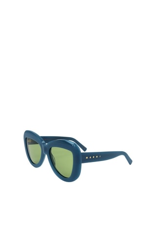Lunettes de soleil mixte Elephant Island - Catégorie 2 - Marni - Bleu, vert et doré