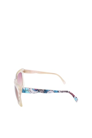 Lunettes de soleil femme - Catégorie 2 - Pucci - Bleu et rose