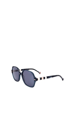 Lunettes de soleil femme - Catégorie 3 - Carolina Herrera - Blanc et bleu