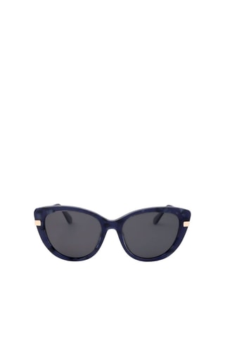 Lunettes de soleil polarisées femme - Catégorie 3 - Escada - Bleu, doré et gris