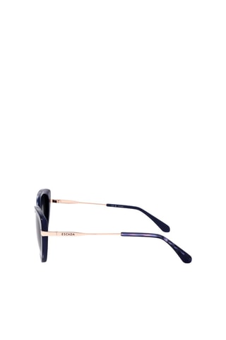 Lunettes de soleil polarisées femme - Catégorie 3 - Escada - Bleu, doré et gris