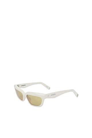 Gafas de sol mujer - Categoría 2 - Jacquemus - Blanco y gris