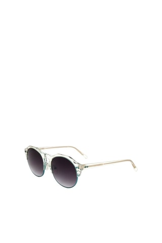 Lunettes de soleil femme - Catégorie 2 - Linda Farrow - Blanc et noir