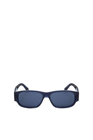 Lunettes de soleil homme - Catégorie 3 - Ferragamo - Bleu et doré