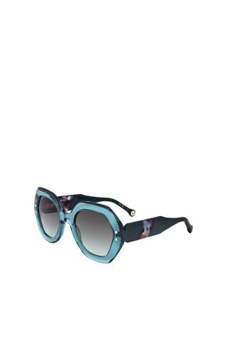 Lunettes de soleil femme - Catégorie 2 - Carolina Herrera - Noir, rouge, bleu, violet et gris