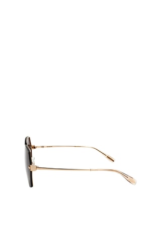 Lunettes de soleil femme - Catégorie 3 - Trussardi - Doré, marron et noir
