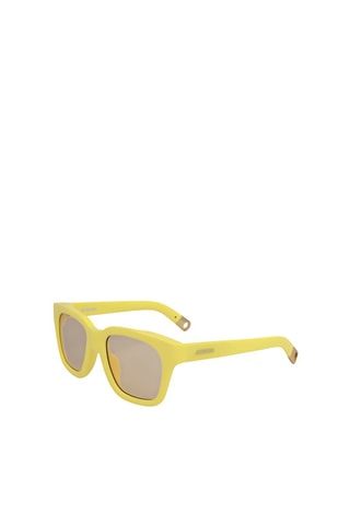Gafas de sol mujer - Lentes efecto espejo - Categoría 1 - Jacquemus - Amarillo