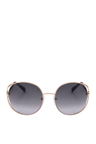 Lunettes de soleil femme - Catégorie 2 - Bulgari - Doré rose