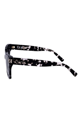 Lunettes de soleil femme - Catégorie 2 - Escada - Noir, bleu, doré et gris