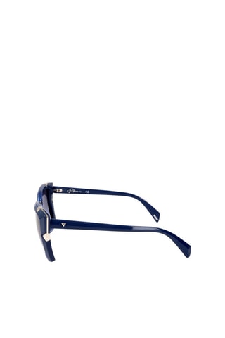 Lunettes de soleil femme - Catégorie 3 - Police - Argenté et bleu