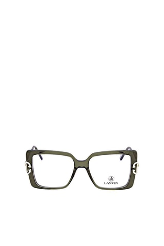 Lunettes de vue femme - Lanvin - Vert et argenté