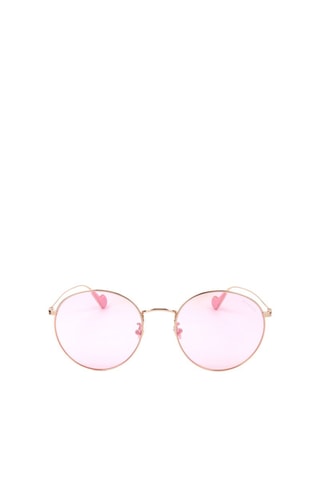 Lunettes de soleil femme - Catégorie 1 - Moncler - Rose et doré