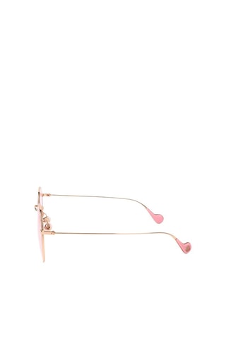 Lunettes de soleil femme - Catégorie 1 - Moncler - Rose et doré