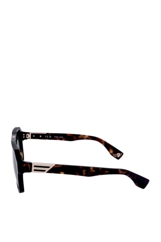 Lunettes de soleil homme - Catégorie 3 - Police - Marron