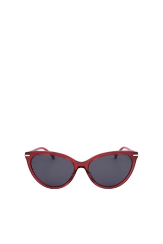 Lunettes de soleil femme - Catégorie 3 - Carolina Herrera - Blanc, doré et rouge