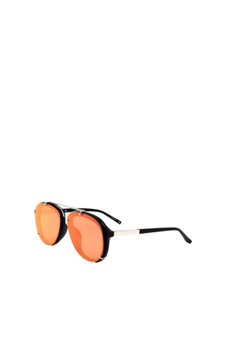 Lunettes de soleil homme - Catégorie 3 - Phillip Lim by Linda Farrow - Noir et rouge