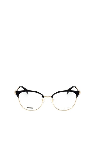 Lunettes de vue femme - Moschino - Noir et doré