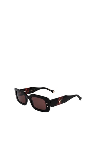 Lunettes de soleil femme - Catégorie 3 - Carolina Herrera - Noir et rouge