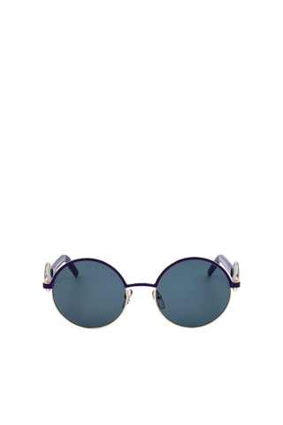 Lunettes de soleil femme - Catégorie 3 - Marni - Bleu, doré et rose