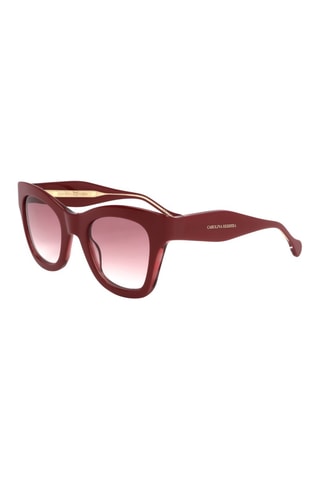 Lunettes de soleil femme - Catégorie 2 - Carolina Herrera - Rose et rouge