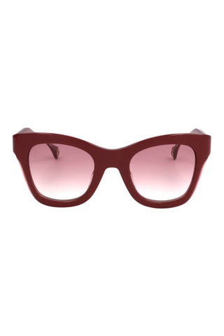 Lunettes de soleil femme - Catégorie 2 - Carolina Herrera - Rose et rouge