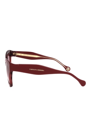 Lunettes de soleil femme - Catégorie 2 - Carolina Herrera - Rose et rouge