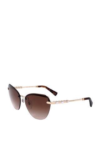 Lunettes de soleil femme - Catégorie 2 - Bulgari - Doré