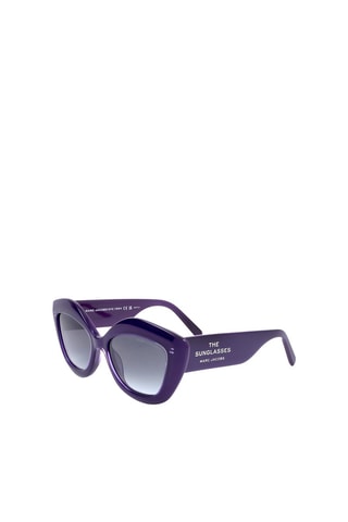 Lunettes de soleil femme - Catégorie 3 - Marc Jacobs - Violet et gris