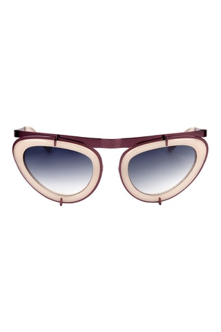 Lunettes de soleil femme - Catégorie 3 - Erdem by Linda Farrow - Rouge