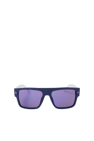 Lunettes de soleil homme - Verres effet miroir - Catégorie 3 - Dsquared2 - Bleu et violet