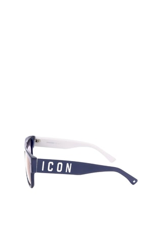 Lunettes de soleil homme - Verres effet miroir - Catégorie 3 - Dsquared2 - Bleu et violet