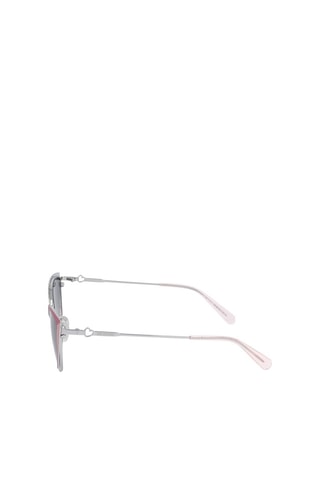 Lunettes de soleil femme - Catégorie 2 - Love Moschino - Argenté, rose et vert