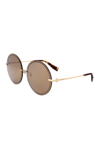 Lunettes de soleil femme - Catégorie 2 - Trussardi - Doré et marron