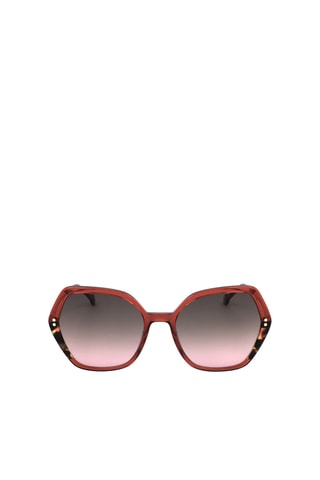 Lunettes de soleil femme - Catégorie 2 - Carolina Herrera - Doré, gris, marron et noir