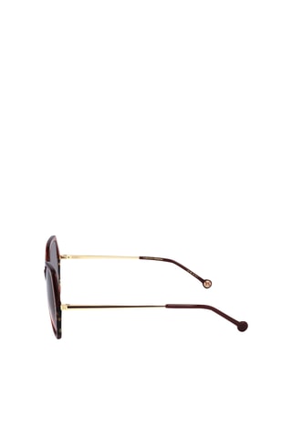 Lunettes de soleil femme - Catégorie 2 - Carolina Herrera - Doré, gris, marron et noir