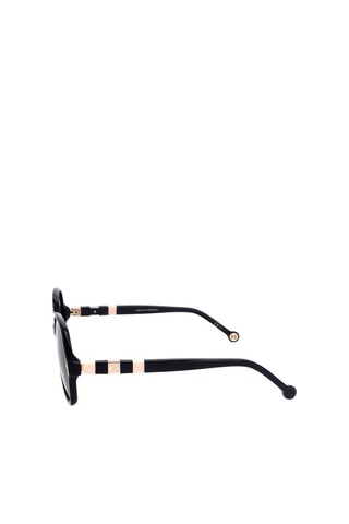 Lunettes de soleil femme - Catégorie 3 - Carolina Herrera - Noir, doré et gris
