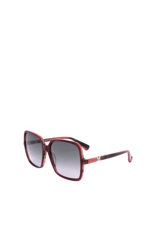 Lunettes de soleil femme - Catégorie 2 - Max Mara - Doré, gris, noir, rose et rouge