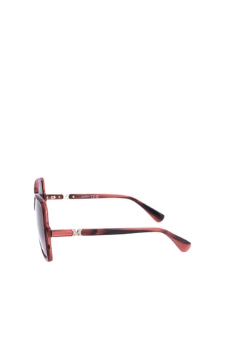 Lunettes de soleil femme - Catégorie 2 - Max Mara - Doré, gris, noir, rose et rouge