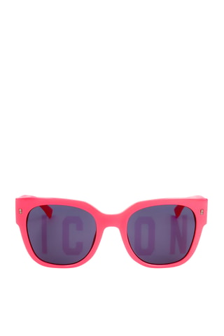 Lunettes de soleil femme - Verres effet miroir - Catégorie 3 - Rose