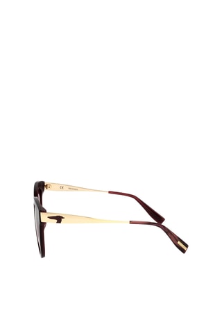 Lunettes de soleil femme - Catégorie 3 - Trussardi - Doré et marron