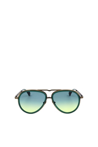 Lunettes de soleil mixte - Catégorie 2 - Vivienne Westwood - Bleu et doré